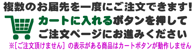 カートボタンを押してご注文ください